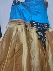 New Semi Stitched Ethnic Gown