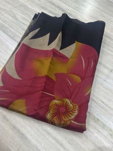 Floral Print Saree