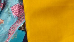 Bani-Thani Blue Cotton Fabric