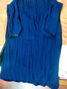Simple navy blue kurti