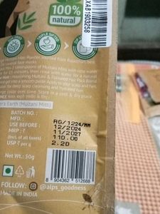 Alps Goodness Face Masks Powders