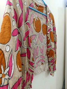 Floral Print Cardigan