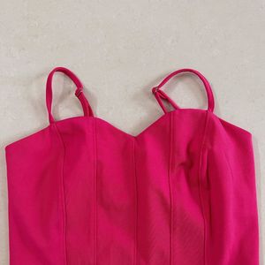 Hot Pink Corset Top