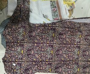 Elegant Floral Print Kurta Set