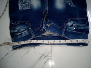 Distressed Denim Jeans