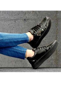 Black Platform Sneakers