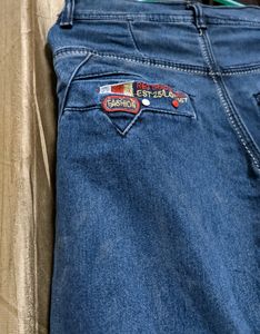Blue Mid Rise Jeans For Boys