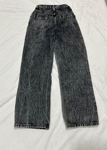 Zara Charcoal Straight Fit Jeans
