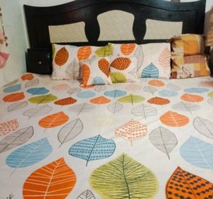 Brand New Combo Bedsheet 1 Double Bedsheet + 2 Pillow +2 Pillow Covers