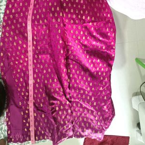 Elegant Purple &amp; Gold Kurti
