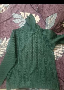 Stylish Knit Turtleneck Sweater Zara