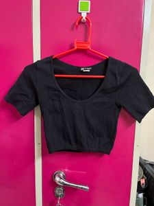 Black Crop Top