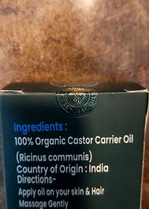 CASTOR OIL COLD PRESSED 100%PURE