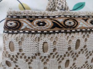 Cream Colour Jute Bag