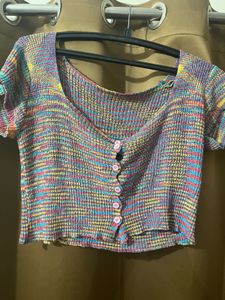 Colorful Crop Top