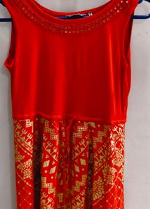 Red Hot Gown Party Wear