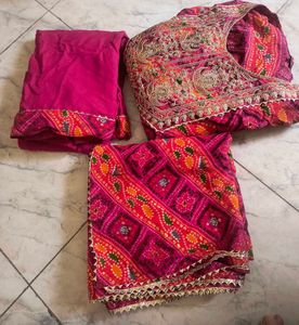 Pink Embroidered Kurta Set