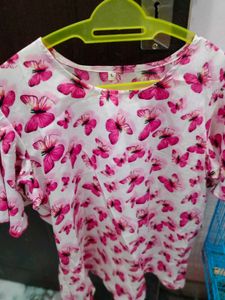 Butterfly Print Top