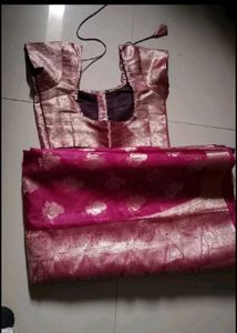 Elegant Purple Banarasi Saree