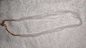 Crystal Pearl Strand Necklace