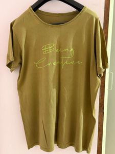 Oversized Olive T-shirt