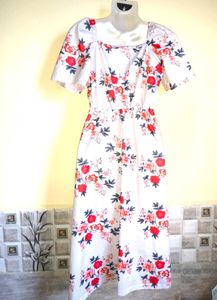 Floral Print Midi Dress