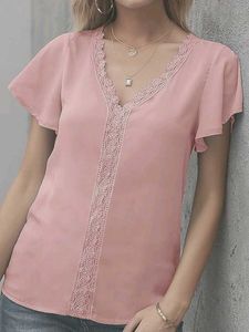 Peach Ruffle Sleeve Top