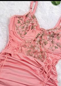 Urbanic Pink Corset Dress