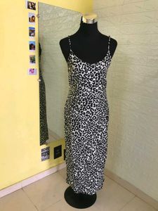 Leopard Print Slip Dress