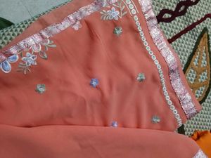 Embroidered Indian Saree COMBO