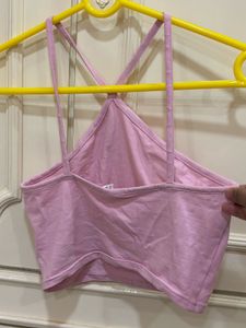 Pink Crop Top