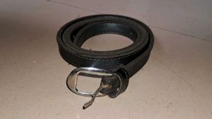 Classic Black Leather Belt