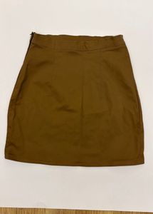 Brown Mini Skirt