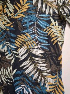 Leaf Print Sundress