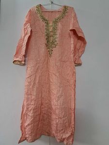 Peach 3pc Kurta Set