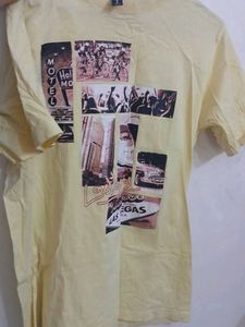 Vibrant Yellow Colour TShirt