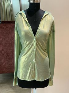 Mint Metallic Shirt