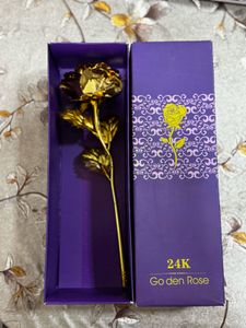 24K Golden Rose