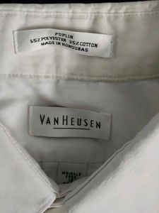 Original Van Heusen Men's White Long Sleeve Shirt