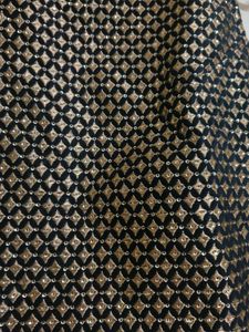 Black Velvet With Gold Worked Top (Never Used)