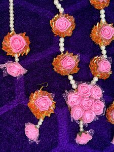Beaded Flower 🌼Jewellery Set