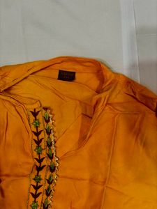 Yellow Designer Kurta Set