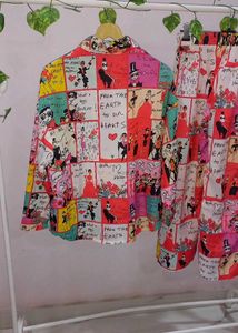 ZARA Colorful Funky Coord Set