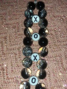 XO Beaded Phone Charm