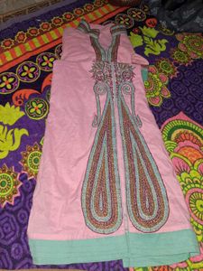 Sale🎊🎆🎄🎉Pink Ethnic Kurta