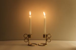 Medieval Candle Stand Pair Of 2