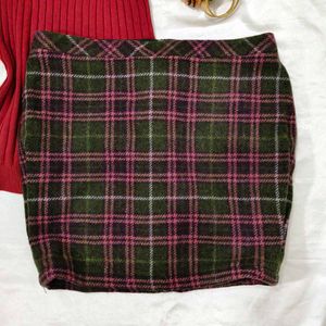Plaid Mini Skirt