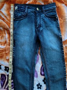 Vintage Wash Denim Jeans