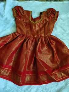 Girls' Ethnic Dresses - Set of 3