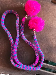 Hair Braiding Dori With Pompom